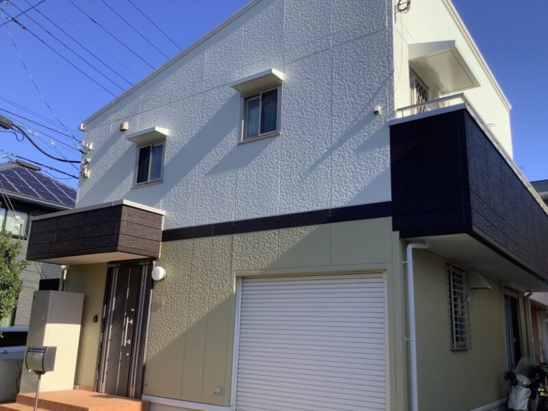 神奈川県横浜市　屋根・外壁塗装工事　施工前と施工後をご紹介！