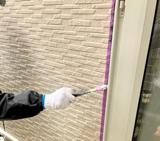 神奈川県海老名市　外壁塗装工事　コーキング工事をする場所