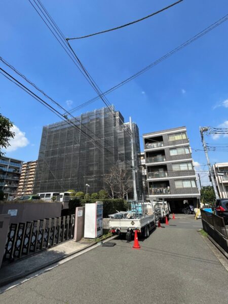神奈川県横浜市　外壁塗装工事　工事を始める前に知っておきたい足場工事の注意点