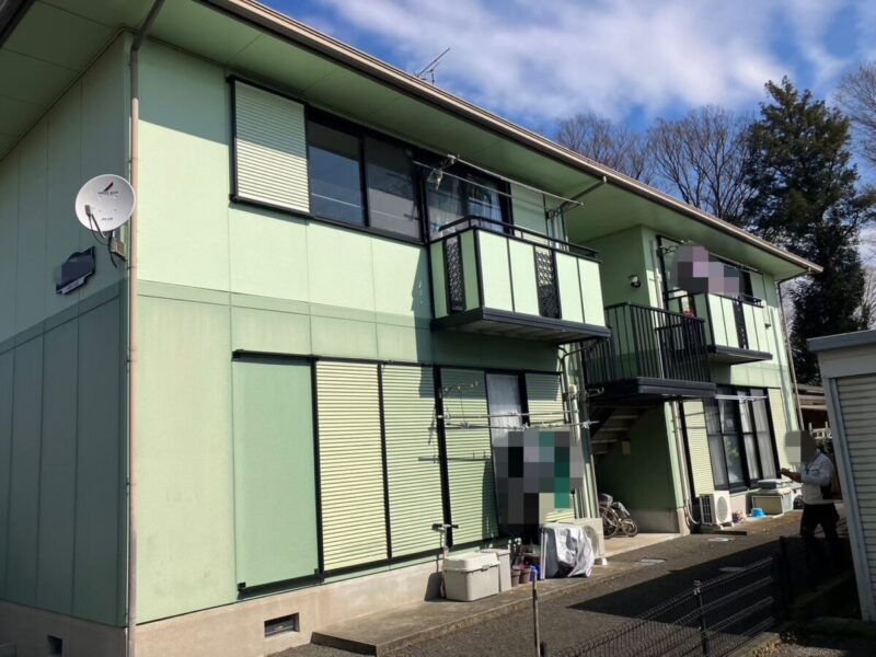 神奈川県海老名市　アパート屋根・外壁塗装工事　施工前　塗装は本当に必要？