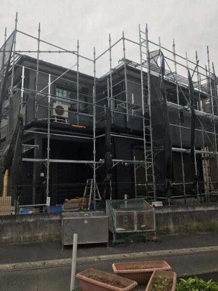 神奈川県横浜市　屋根・外壁塗装工事　足場の管理とお得に工事をする方法