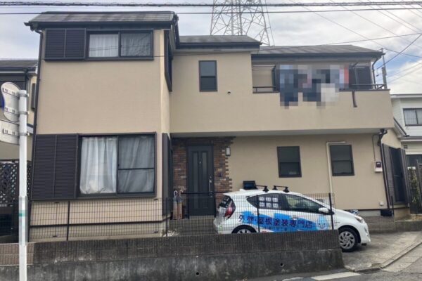 神奈川県横浜市　屋根・外壁塗装工事　施工前　工事をする前に建物診断を実施する重要性