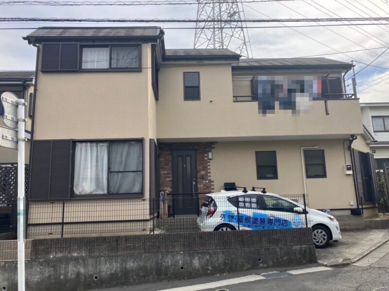 神奈川県横浜市　屋根・外壁塗装工事　施工前　工事をする前に建物診断を実施する重要性