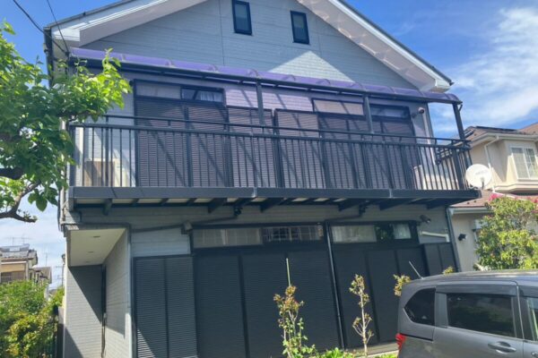 神奈川県横浜市　屋根・外壁塗装工事　施工前　塗装が必要な劣化症状