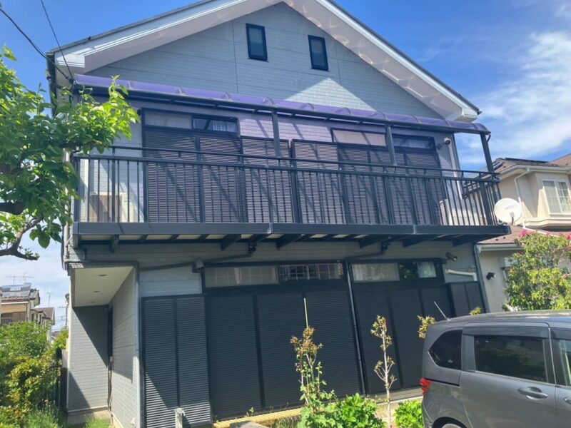 神奈川県横浜市　屋根・外壁塗装工事　施工前　塗装が必要な劣化症状