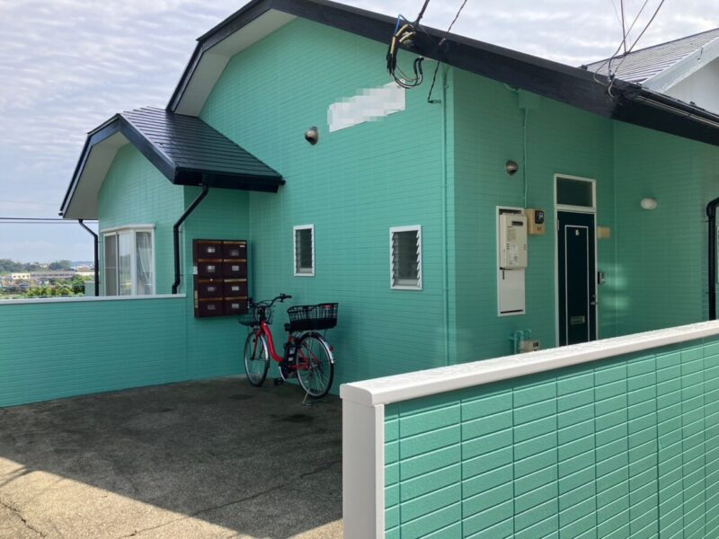 神奈川県横浜市　アパート屋根塗装・外壁塗装工事　施工前と施工後