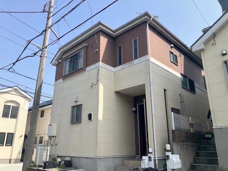 神奈川県横浜市｜H様より外壁塗装工事のご依頼をいただきました！施工前をご紹介！